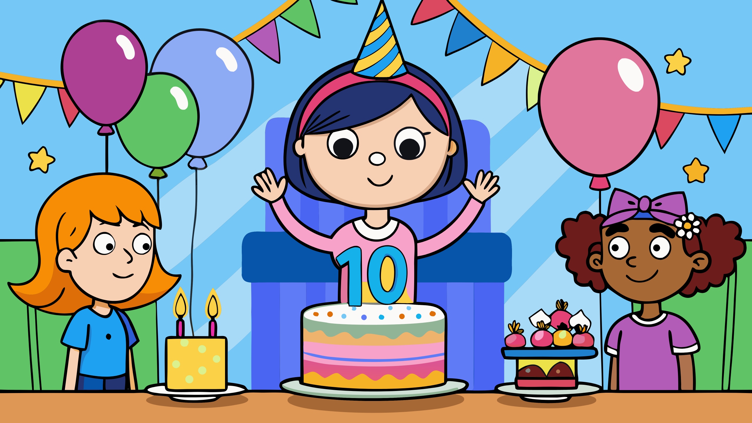 Поздравление с юбилеем 10 лет девочке